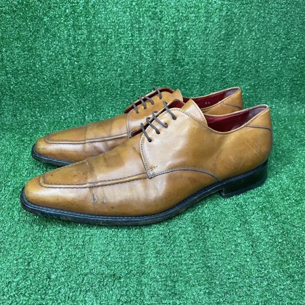 Stanbridge‎ Chaussures de Luxe Men's Brown Leather Casual Dress Shoes Size 9.5